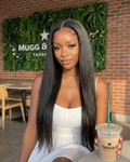 Elowen Bone Straight Glueless Closure Wig – 26 Inch
